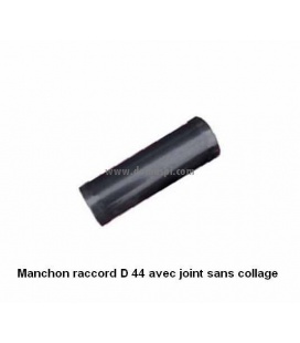 Raccord diam 44 à joint aspiration centralisée Aldes
