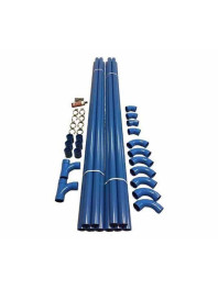Kit réseau PVC 20 m tubes diamètre 50 mm