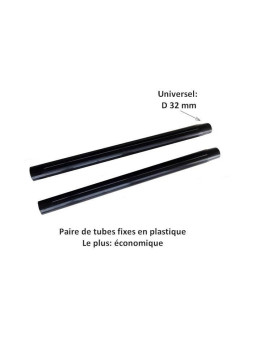 Paire de tubes plastique pour aspirateur