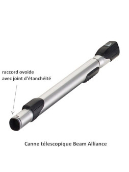 Tube télescopique métal aspirateur Beam Alliance