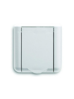 Prise aspiration Square blanche PA600 dimensions 80 x 80 mm