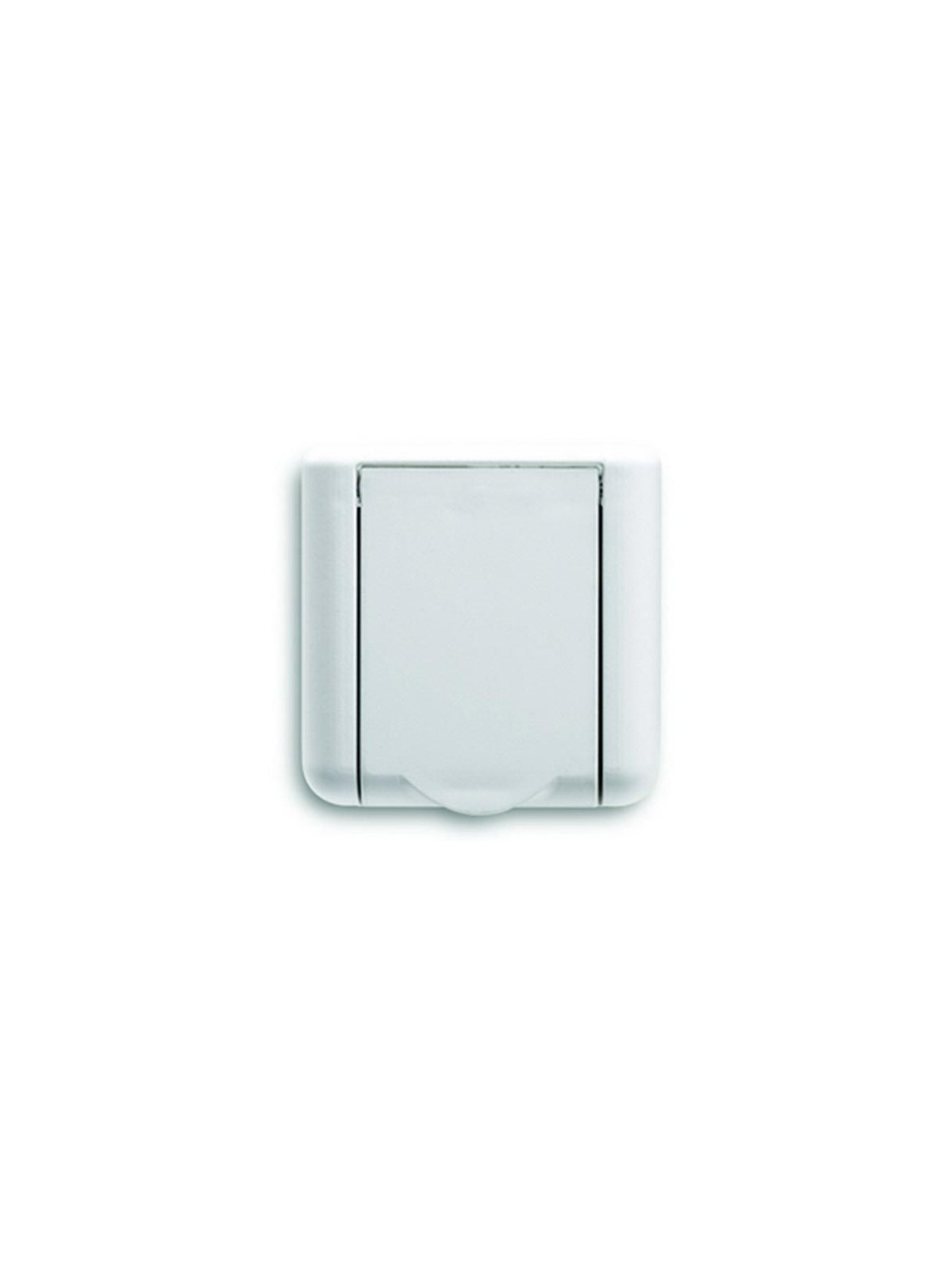 Prise aspiration Square blanche PA600 dimensions 80 x 80 mm