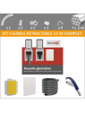 Kit flexible rétractable 12 M complet avec prise Retraflex