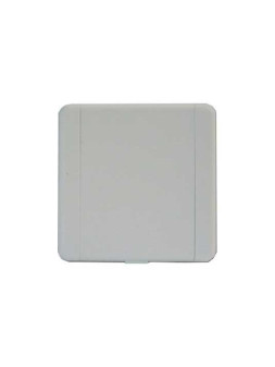 Prise aspiration carrée Eco 9 x 9 cm blanche D51