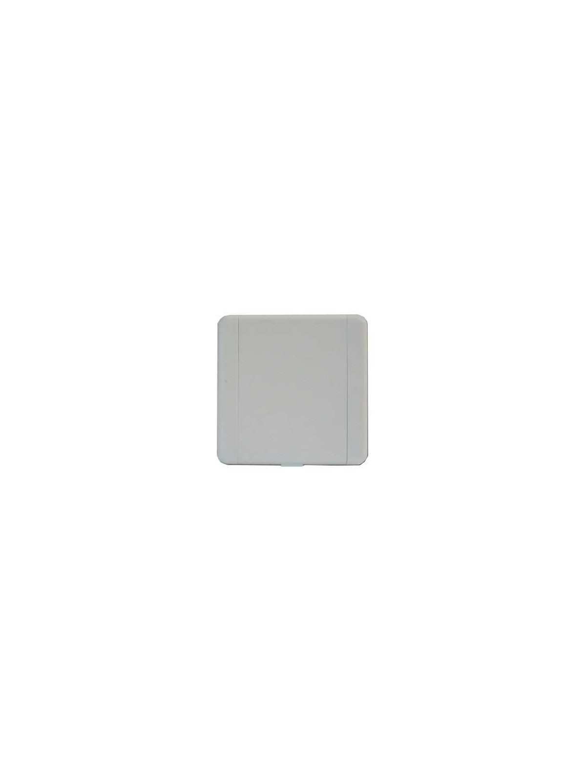 Prise aspiration carrée Eco 9 x 9 cm blanche D51