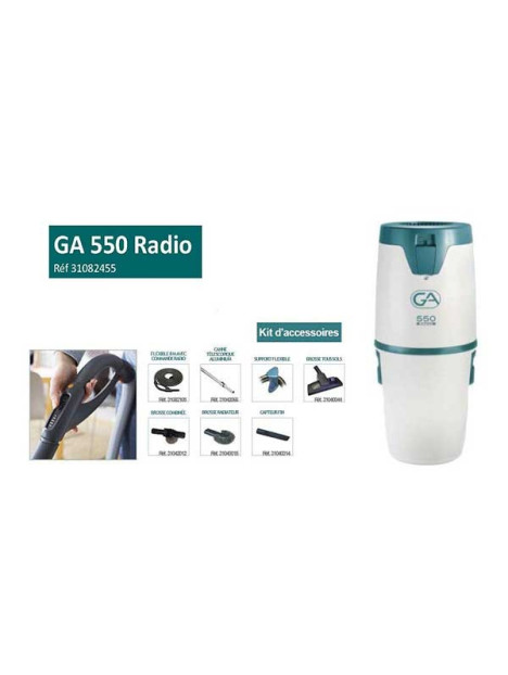 Centrale d'aspiration kit GA 350 Radio