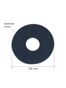 Joint moteur aspirateur central - turbine diamètre 183