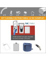 Kit complet flexible rétractable 12 m Pratico 