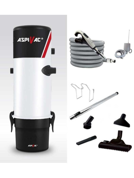 PACK CENTRALE ASPIVAC 411 FLEXIBLE 9 M RADIO