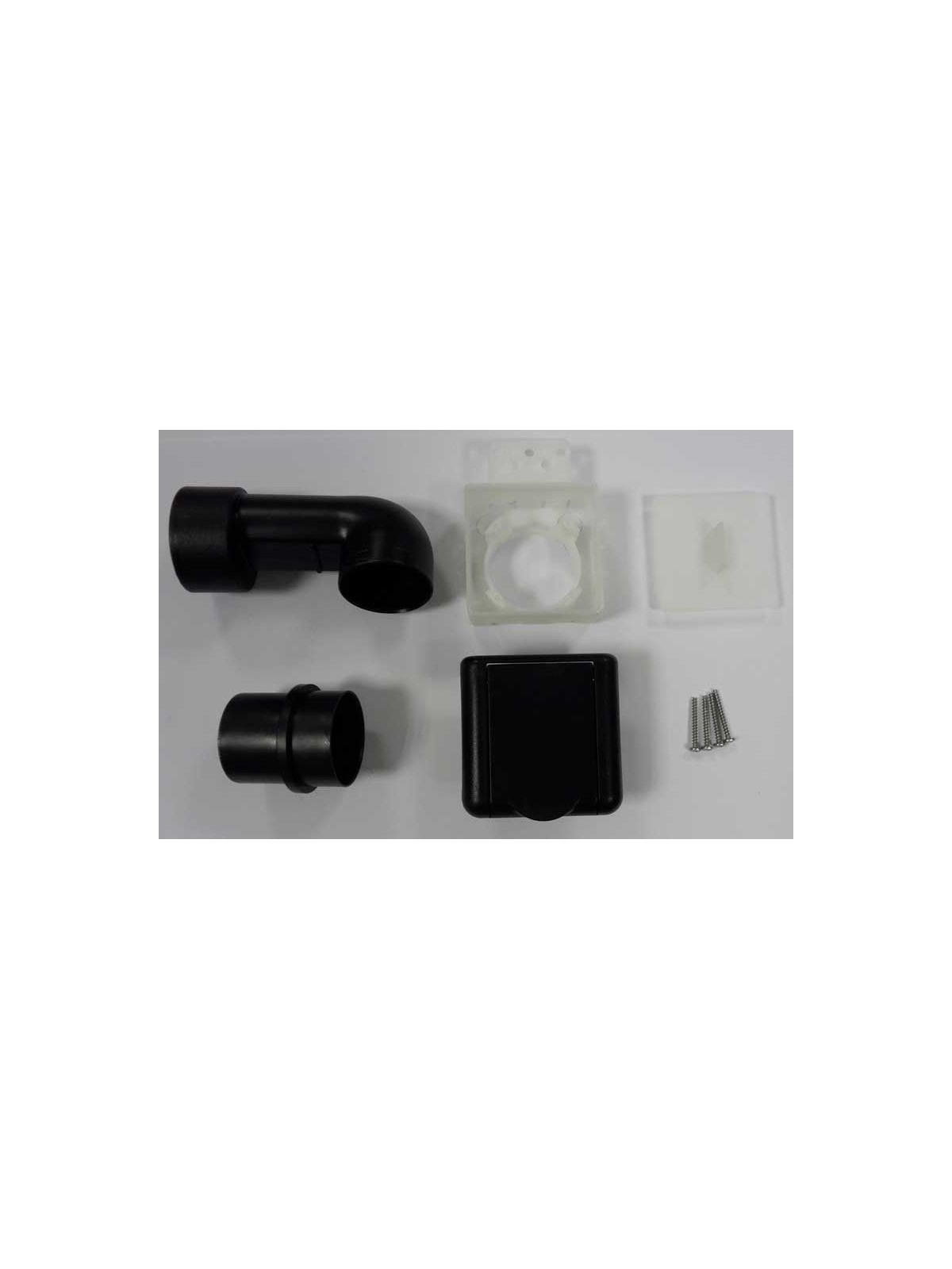 Kit prise Square D50 noir complet