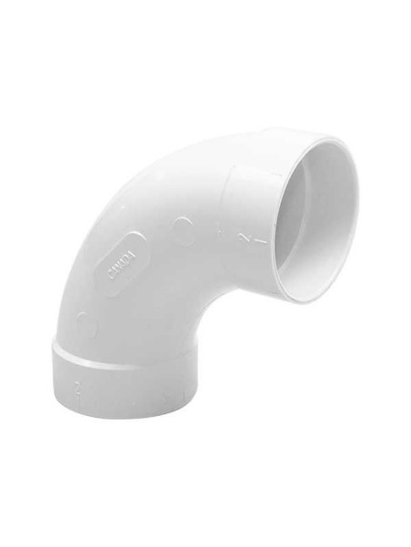 COUDE 90 LONG PVC DIAM 51 FF