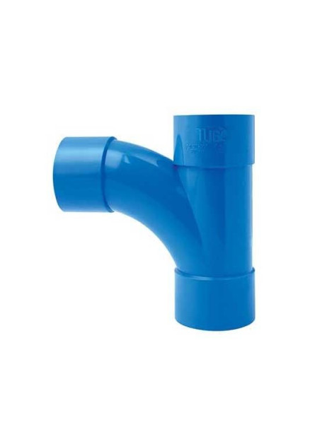 TE 90 PVC DIAM 50 FFF