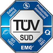 Certification TUV ISO 9001 et ISO 14001